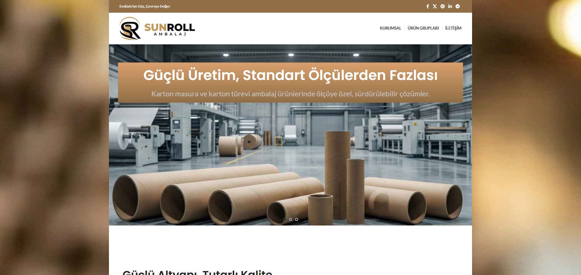 Kurumsal İnternet Sitesi(Wordpress)